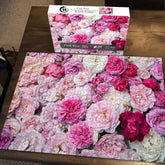 Pink Rose Flower Jigsaw Puzzle 1000 Pieces